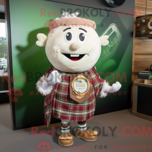 Mascot character of a White...