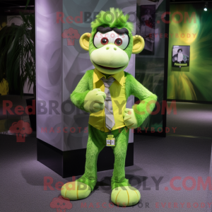 Máscara de macaco de limão...