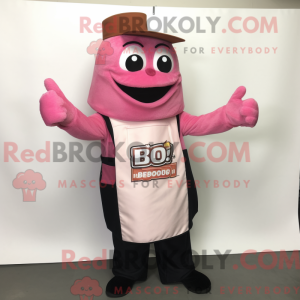 Postava maskota Pink Bbq...