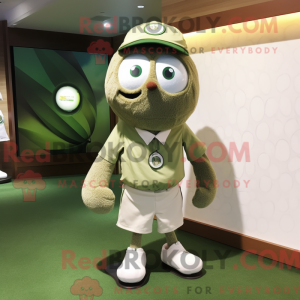 Personagem de máscara de...