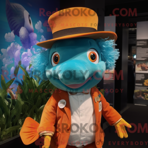Mascottefiguur van een...