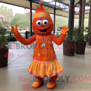 Postava maskota Orange...
