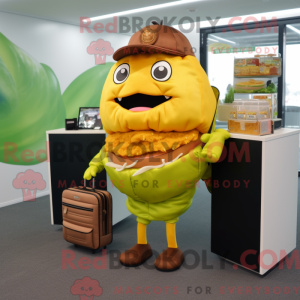 Mascottefiguur van een...