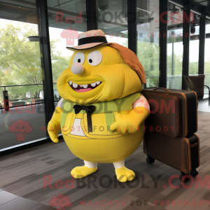 Mascottefiguur van een...