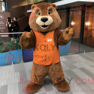 Mascot karakter van een...