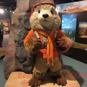 Postava maskota Rust Marmot...