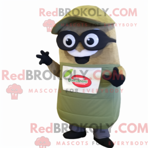 Personagem de máscara de...