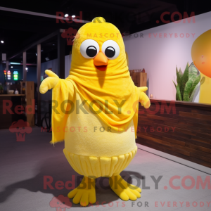 Mascot character of a Lemon...