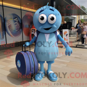 Mascot character of a Blue...