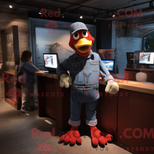 Mascottekarakter van een...