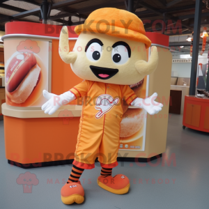 Personaje de mascota Orange...