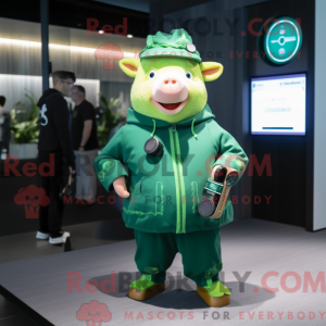 Mascottekarakter van een...