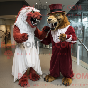 Mascot karakter van een...