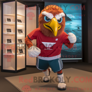 Mascot character of a Red...