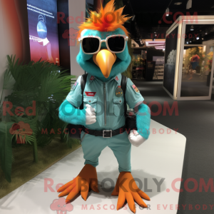 Mascot karakter van een...