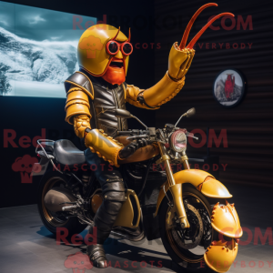 Mascot character of a Gold...