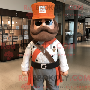Mascot character of a Rust...