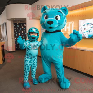 Mascottefiguur van een...