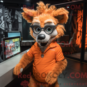 Mascot karakter van een...