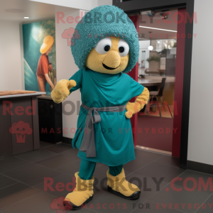 Postava maskota Teal Fried...