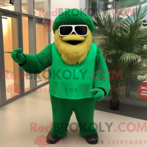Personagem de máscara de...