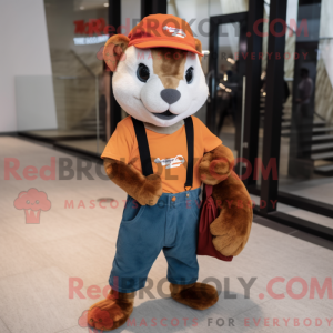 Mascottefiguur van een...