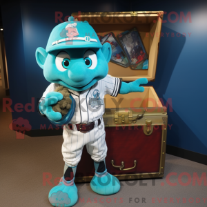 Mascottefiguur van een...