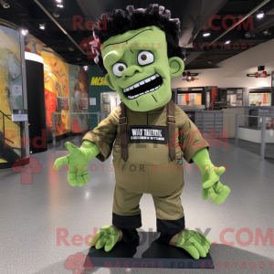 Máscara de Frankenstein com...