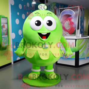 Mascot character of a Lime...