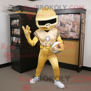 Maskotfigur af en...