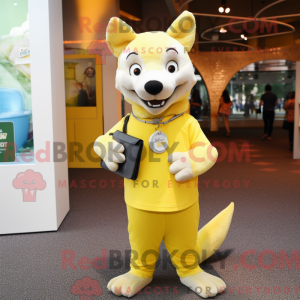 Mascot character of a Lemon...