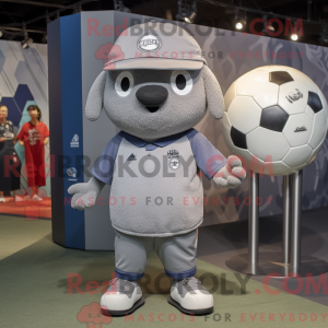 Mascot character of a Gray...