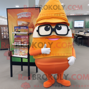 Postava maskota Orange...