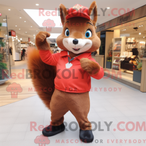 Mascot character of a Red...