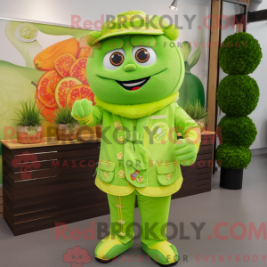 Mascot karakter van een...