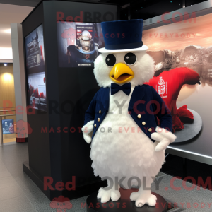Mascot character of a Navy...