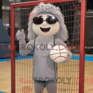Mascot character of a Gray...