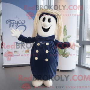 Mascot character of a Navy...