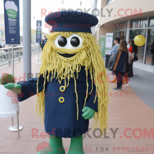 Mascot character of a Navy...