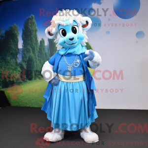 Mascot karakter van een...