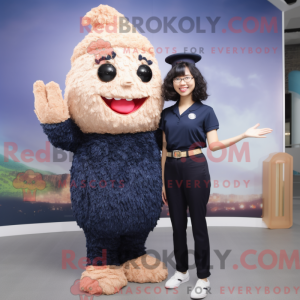 Mascot character of a Navy...