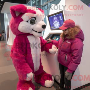 Mascot karakter van een...