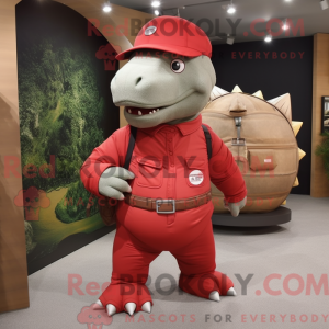 Mascot character of a Red...