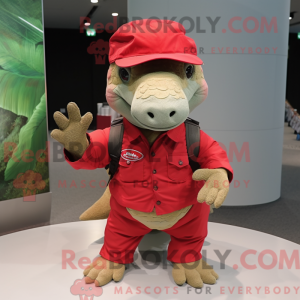 Mascot character of a Red...