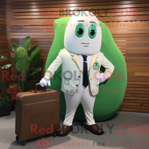 Mascot character of a White...