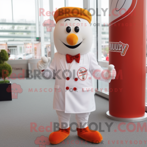 Mascottefiguur van een...