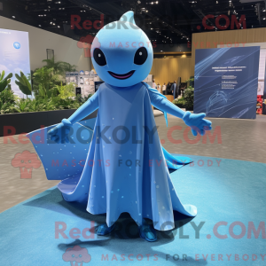 Postava maskota Blue Manta...