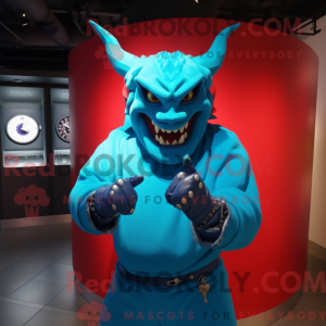 Mascot karakter van een...
