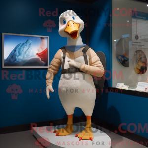 Maskot-karakter av en...