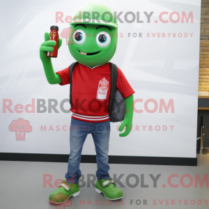 Mascot character of a Red...